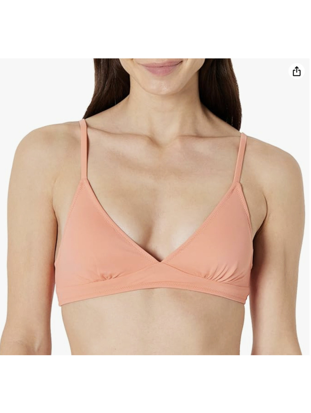 Amazon Essentials  Light-Support Triangle Bikini Swimsuit Top Adjustable XS